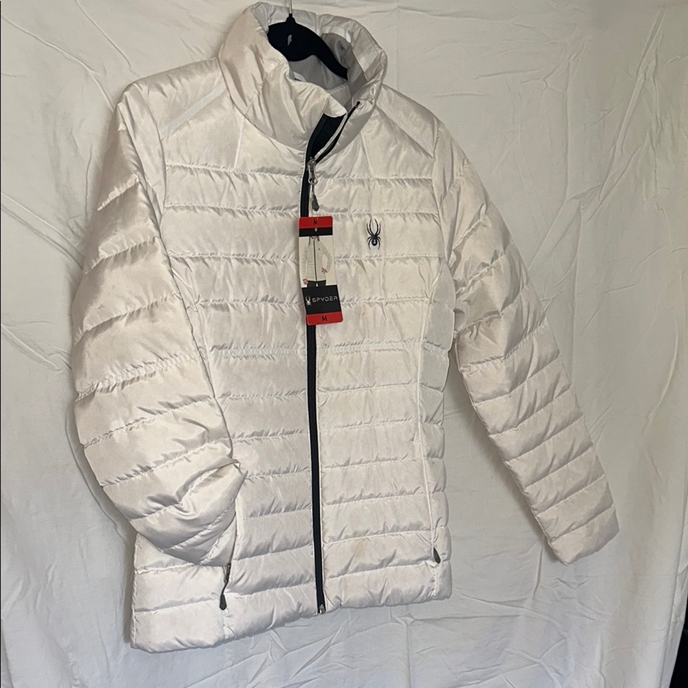 Spyder Snowy White Quilted Jacket Women’s Medium